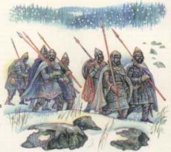 Поход славянских воинов