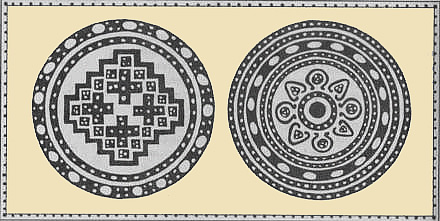 Рисунок набойки из северянских курганов. XI–XII века