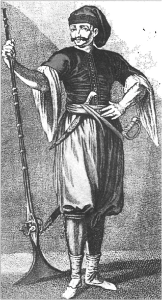 Арнаутский (албанский) воин
